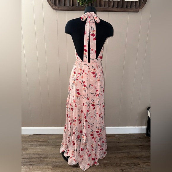 Aakaa Pink Floral Maxi Dress - Picture 3 of 11